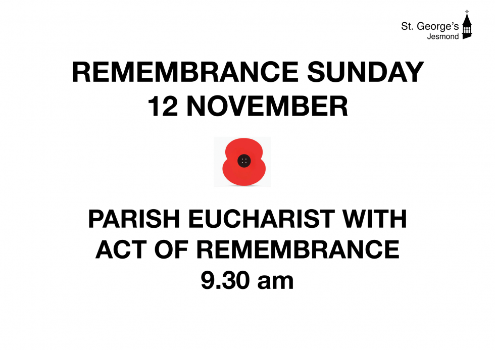 Remembrance Sunday St Jesmond