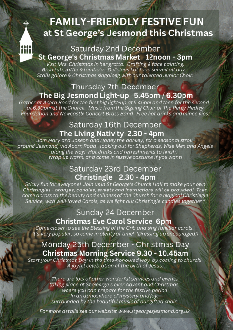 Family-friendly Christmas Events | St Georges Jesmond